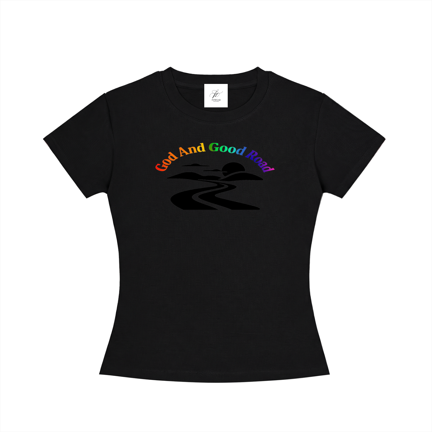 FZ Women's Slim Fit Good Road Crewneck Tee