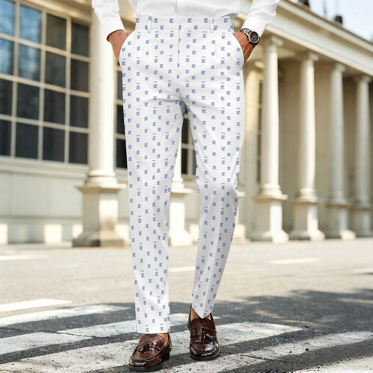 All Over Print Men's Classic Suit Pants