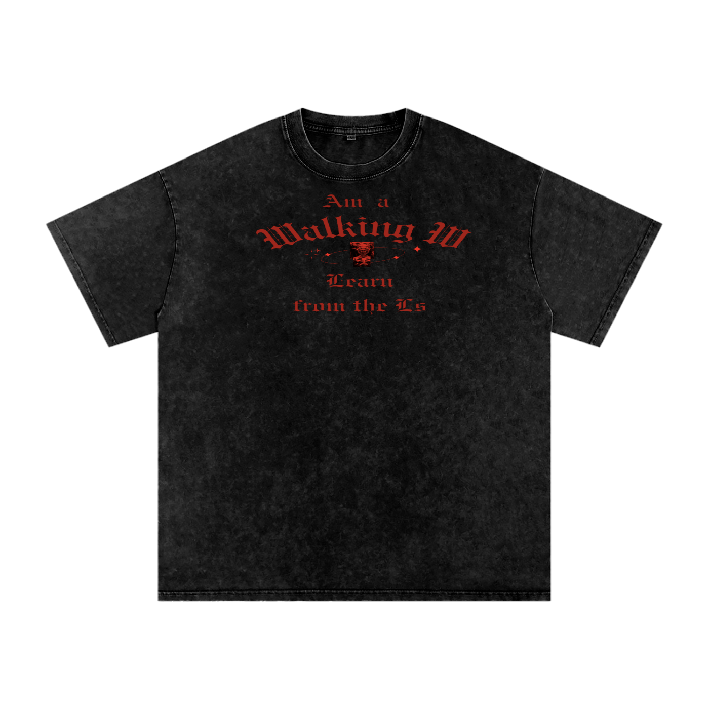 FZ Unisex Snow Washed Oversized Cotton Tee