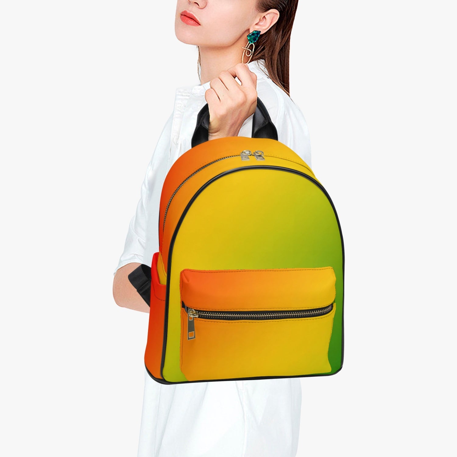 FZ Rasta Yaad Printed PU Backpack - FZwear
