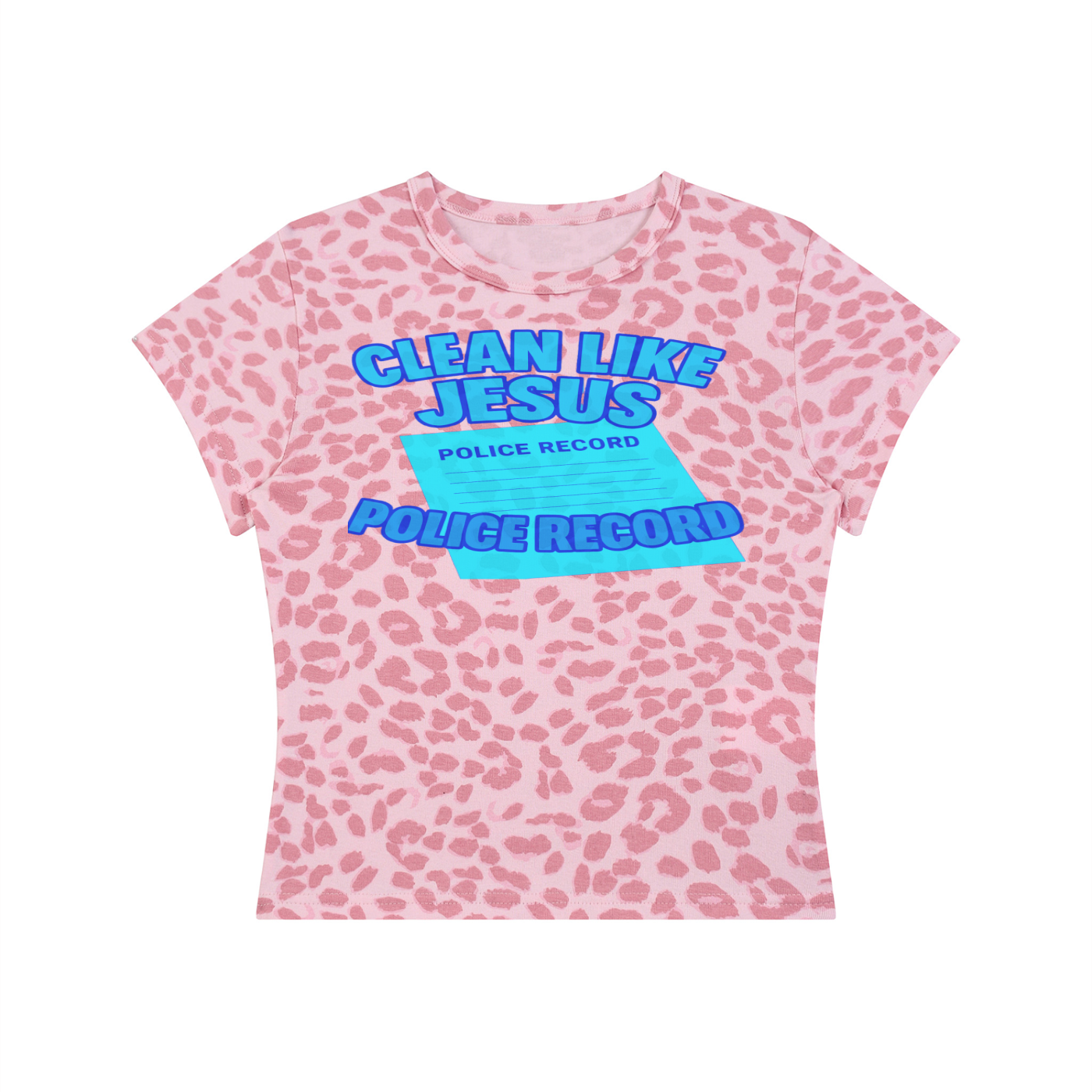 FZ Women’s Leopard Print Record Crop Tee