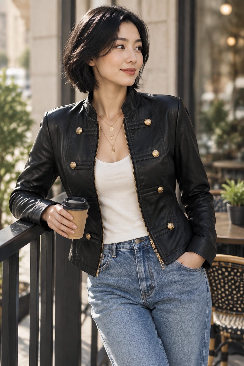 Coffee terrace look