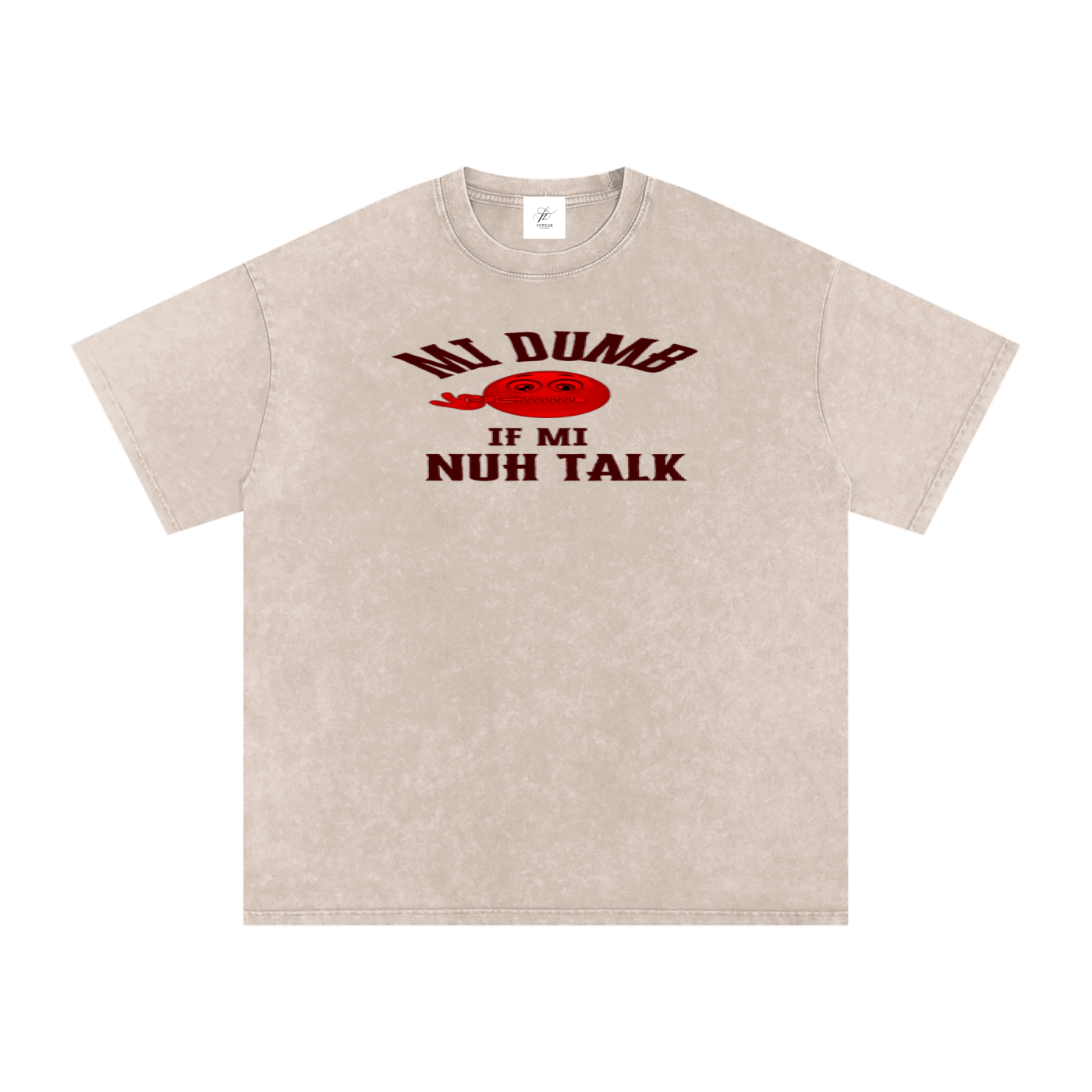 FZ Unisex Acid Wash Oversize Tee