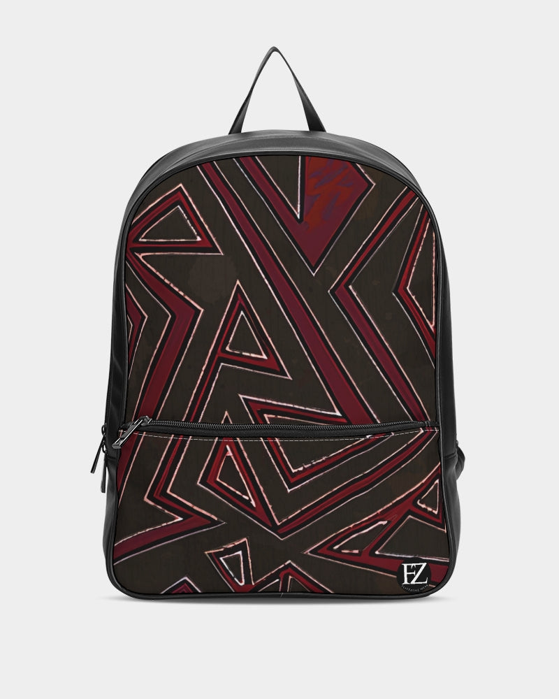 FZ AFRICAN PRINT Classic Faux Leather Backpack - FZwear