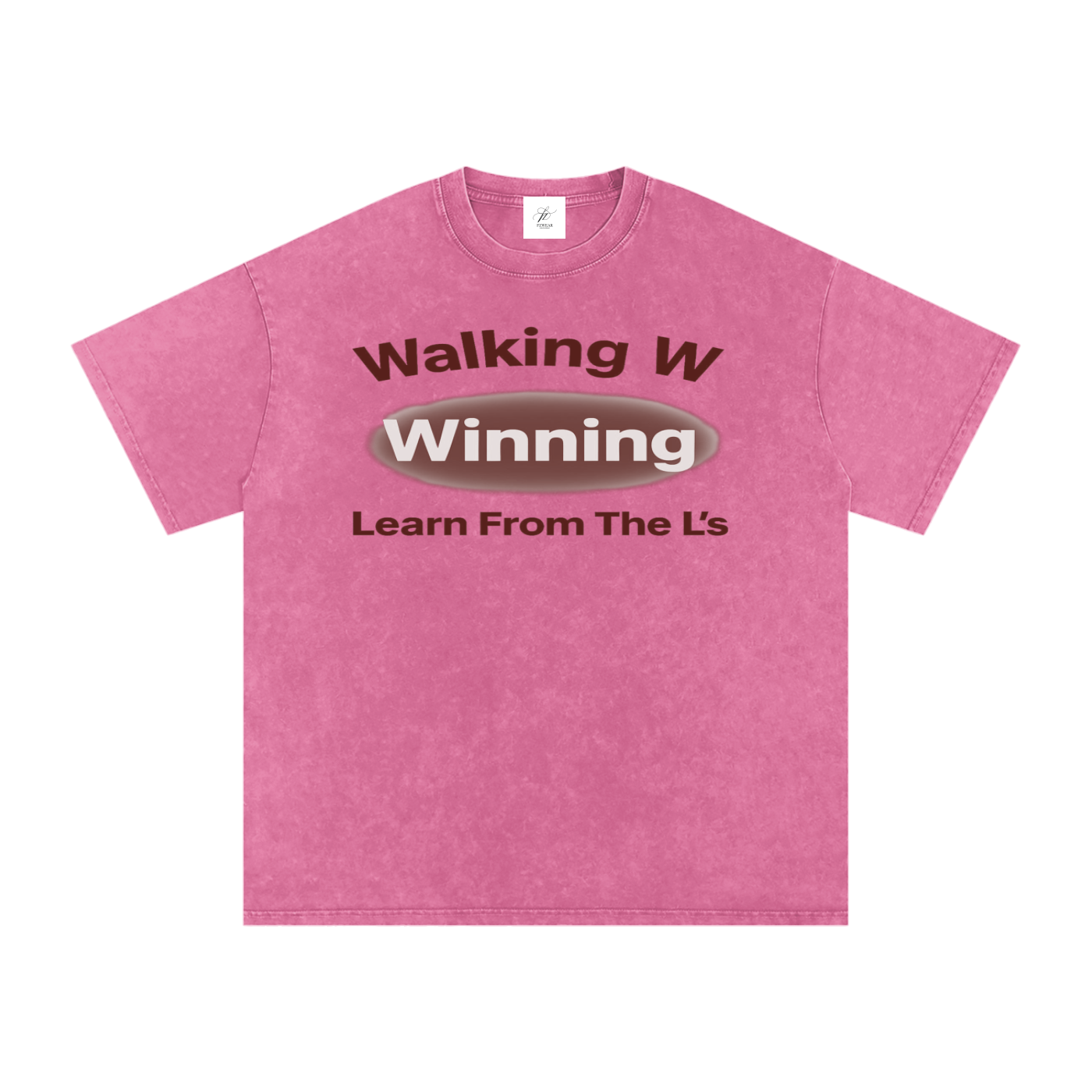 FZ Unisex Acid Wash Winning Oversize Tee