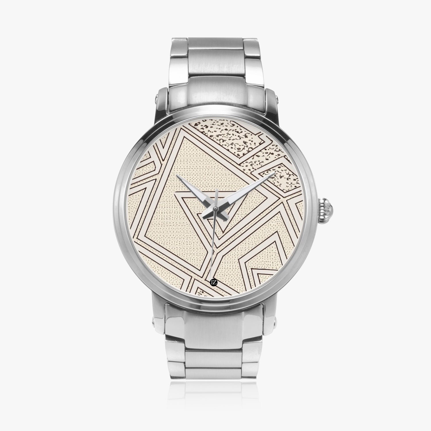 FZ African Print Steel Strap Automatic Watch - FZwear