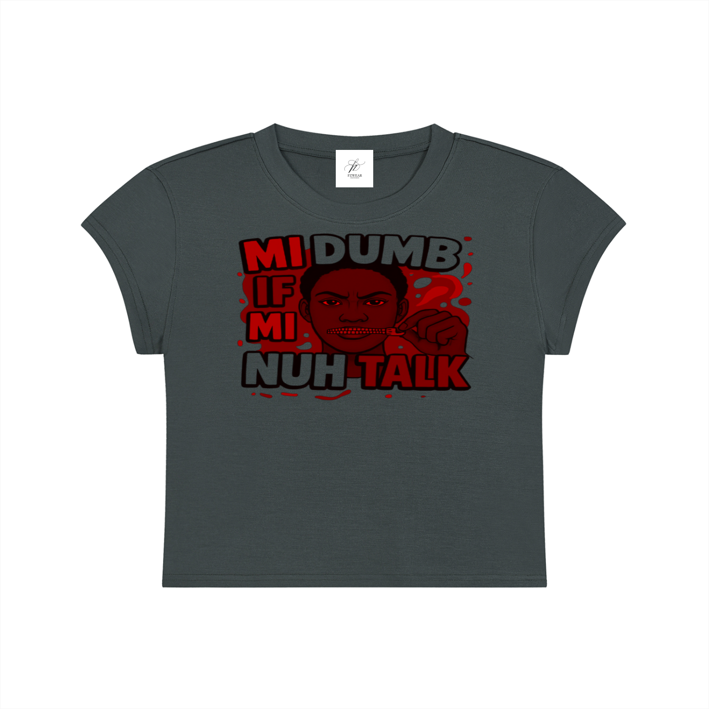 FZ Women's Slim-Fit Cropped Tee