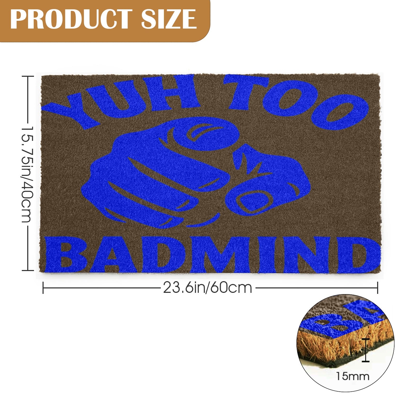 FZ BADMIND DOOR MAT