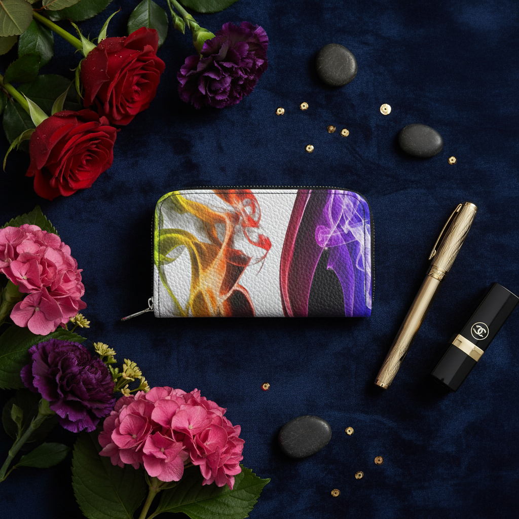 Dark Velvet Flat Lay