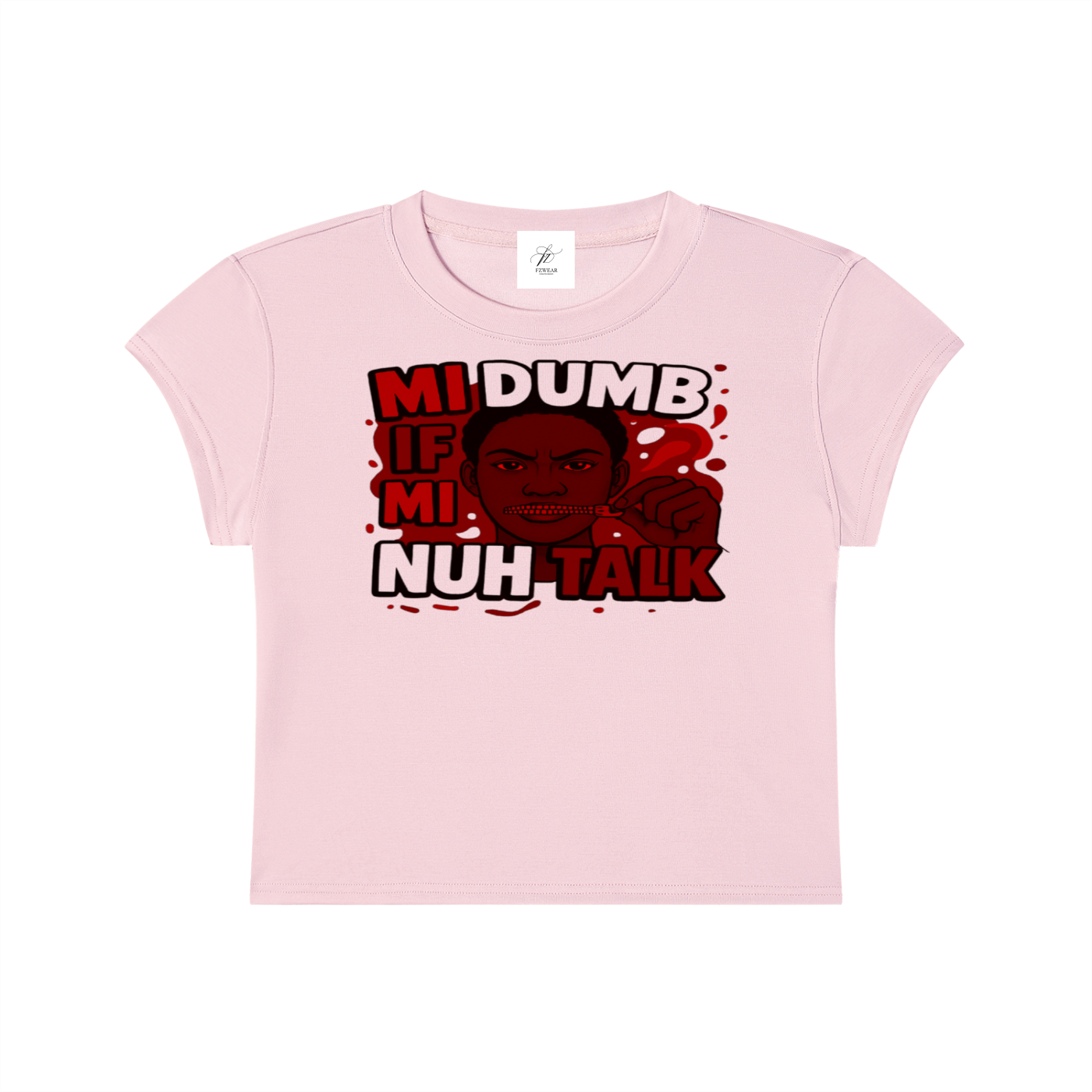 FZ Women's Slim-Fit Cropped Tee