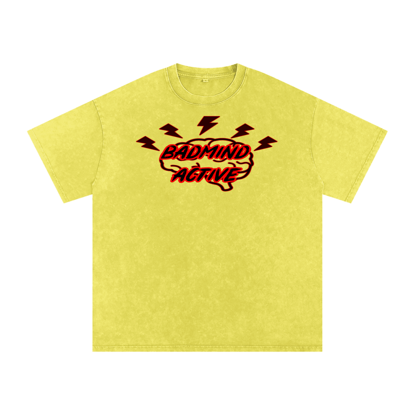 FZ Unisex Snow Washed Oversized Cotton Tee