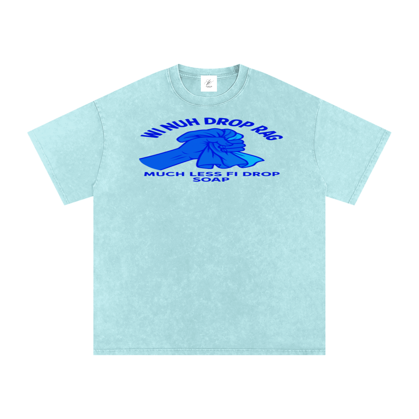 FZ Unisex Acid Wash Rag Oversize Tee