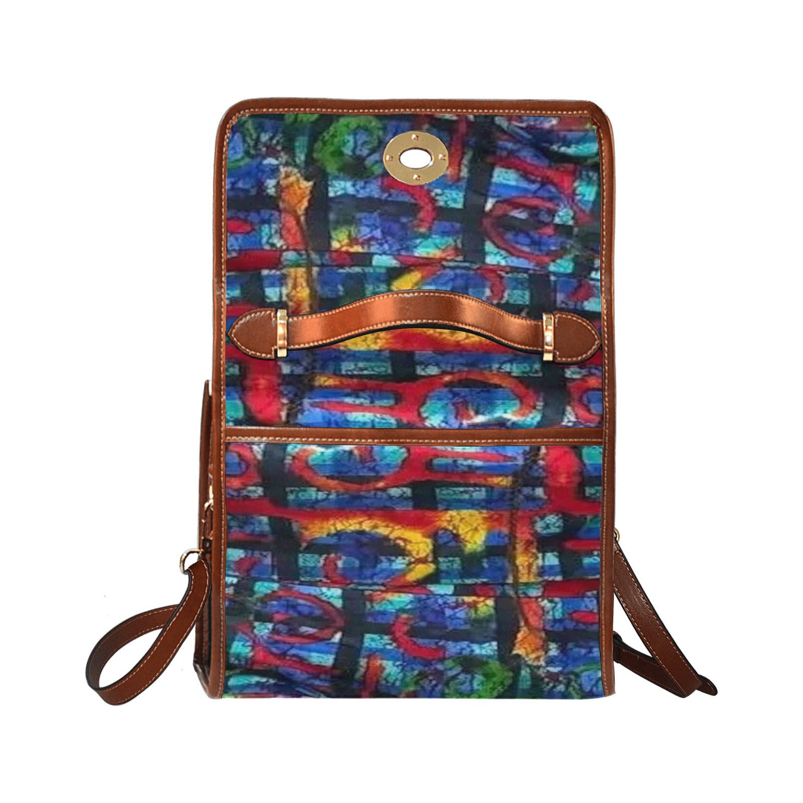 FZ AFRICAN ABSTRACT PRINT HANDBAG 1 - FZwear