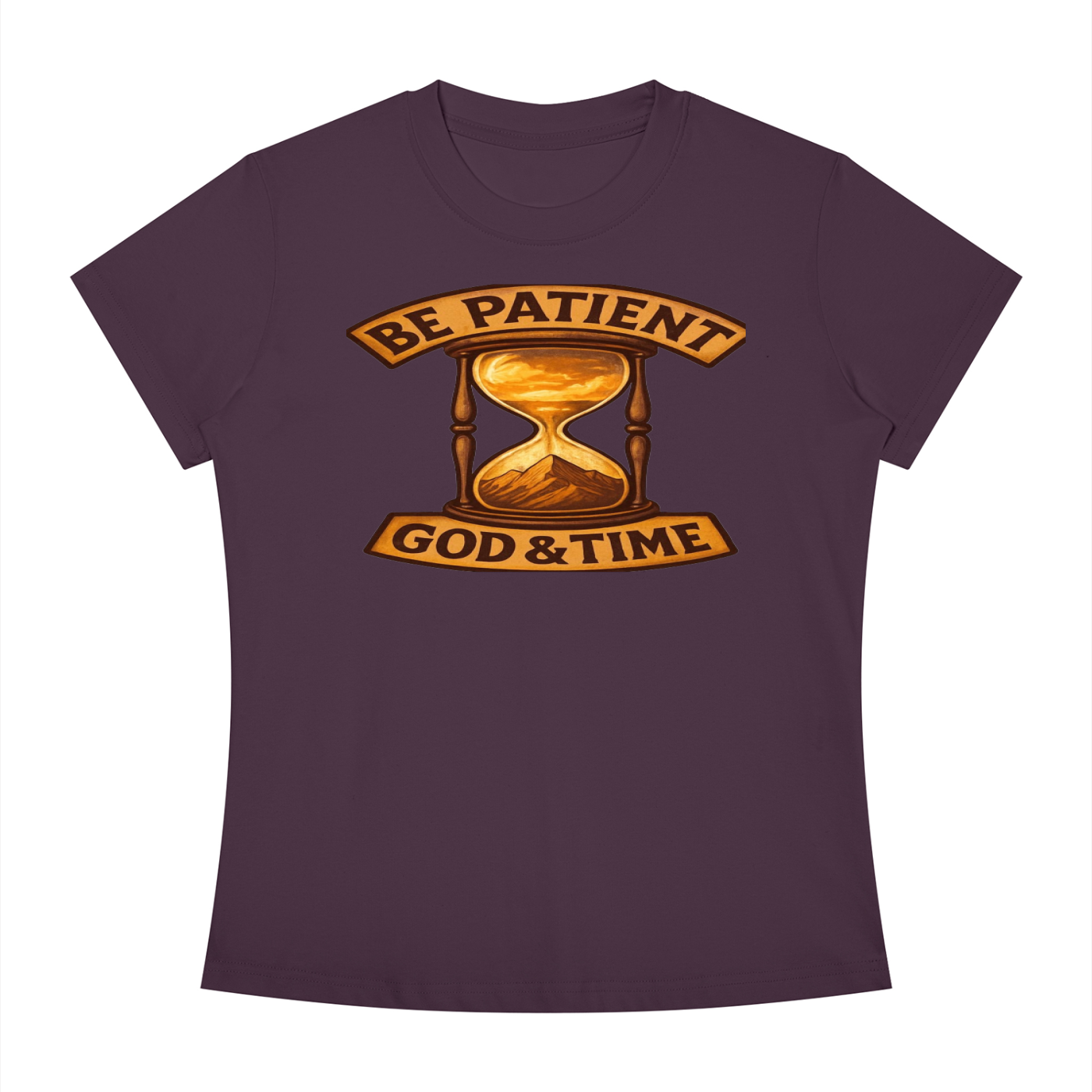 FZ Women's Slim Fit God & Time Crewneck Tee