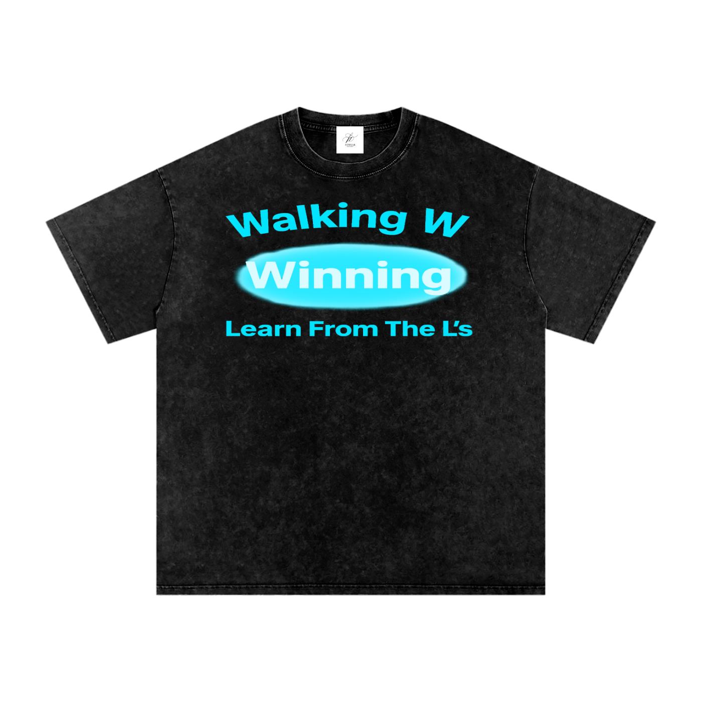 FZ Unisex Acid Wash Winning Oversize Tee