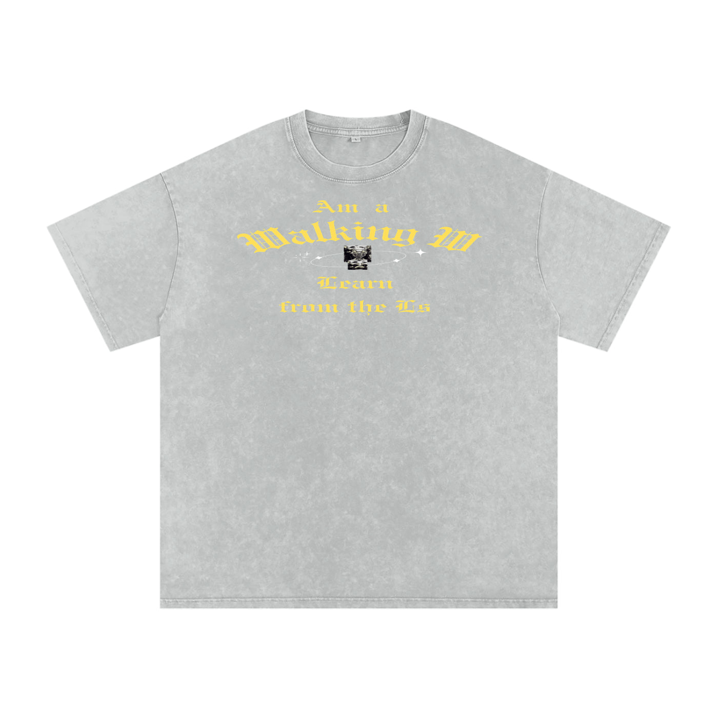 FZ Unisex Snow Washed Oversized Cotton Tee