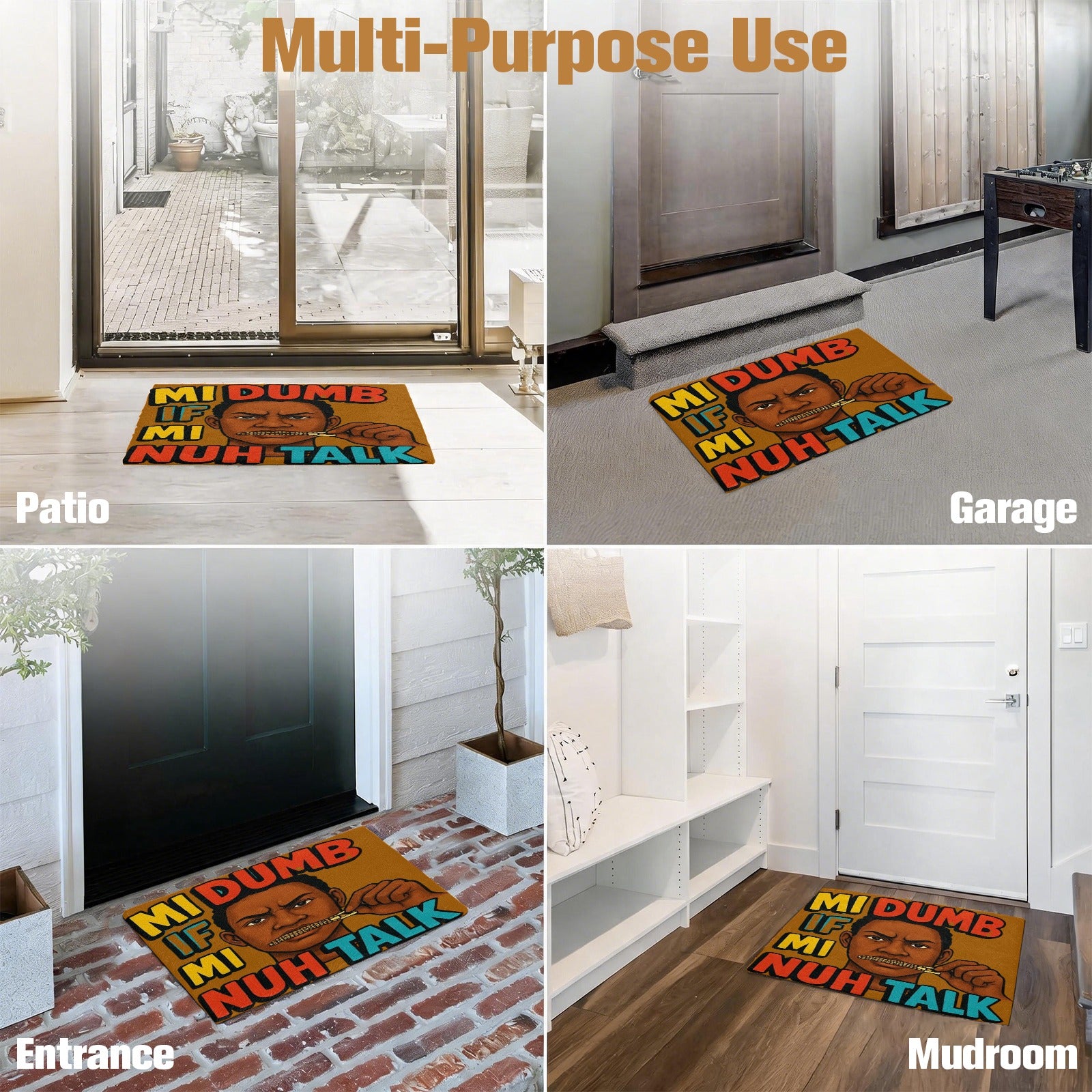 FZ Talk Natural Coir Doormat