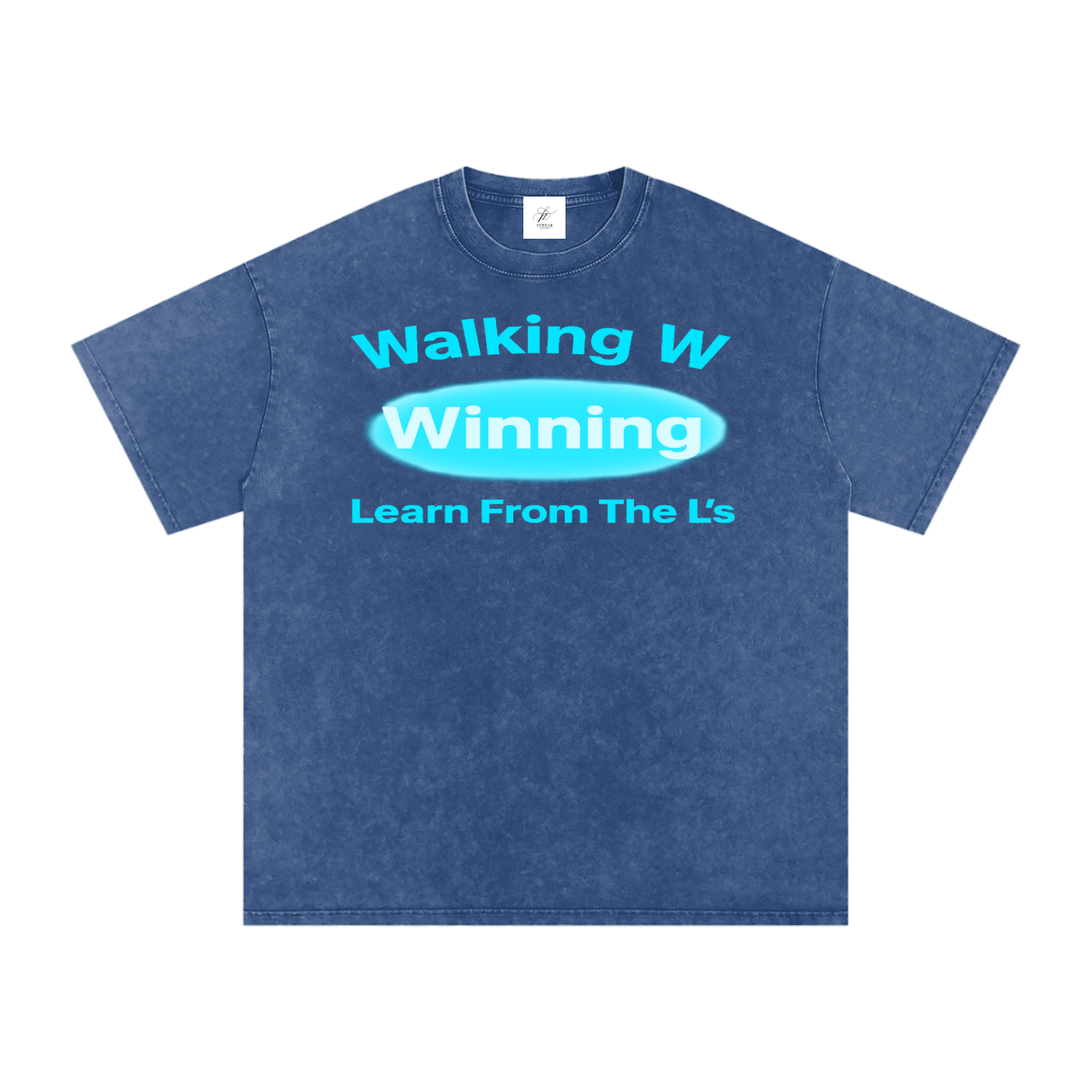 FZ Unisex Acid Wash Winning Oversize Tee