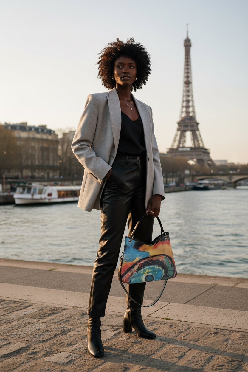 FZ ORIGINAL AFRICAN PRINT SLOUCH BAG