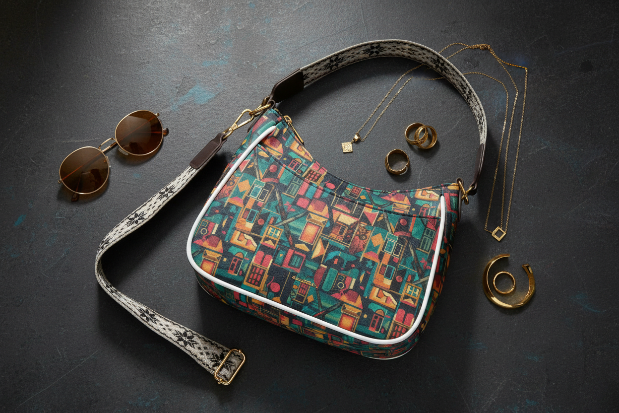 Hobo Bag - Flat Lay