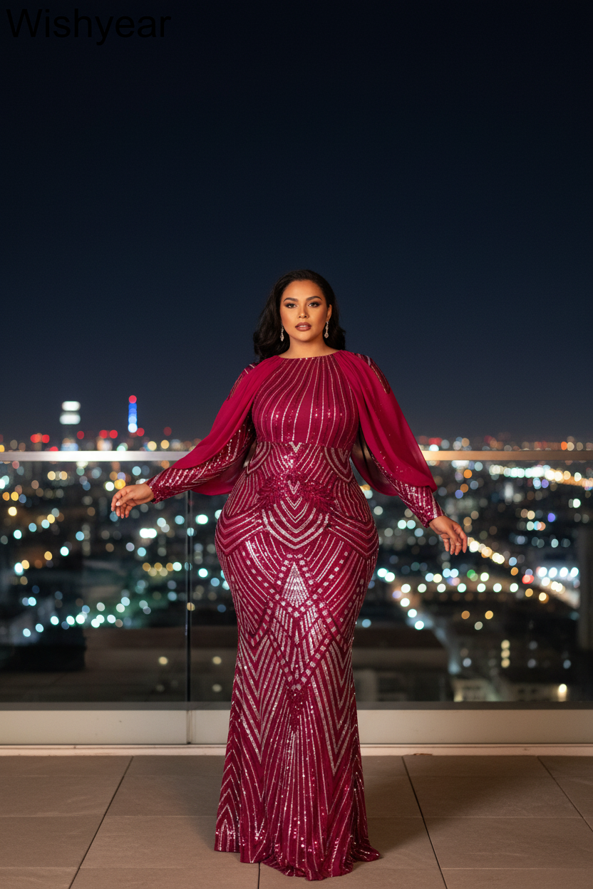 Latina model - Rooftop Night