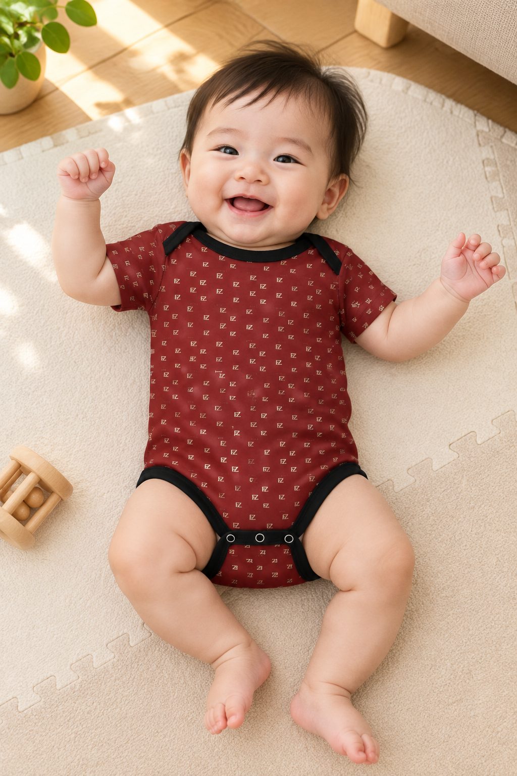 Living-room play mat look