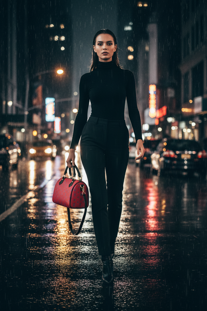 Manhattan Night - Black Handles