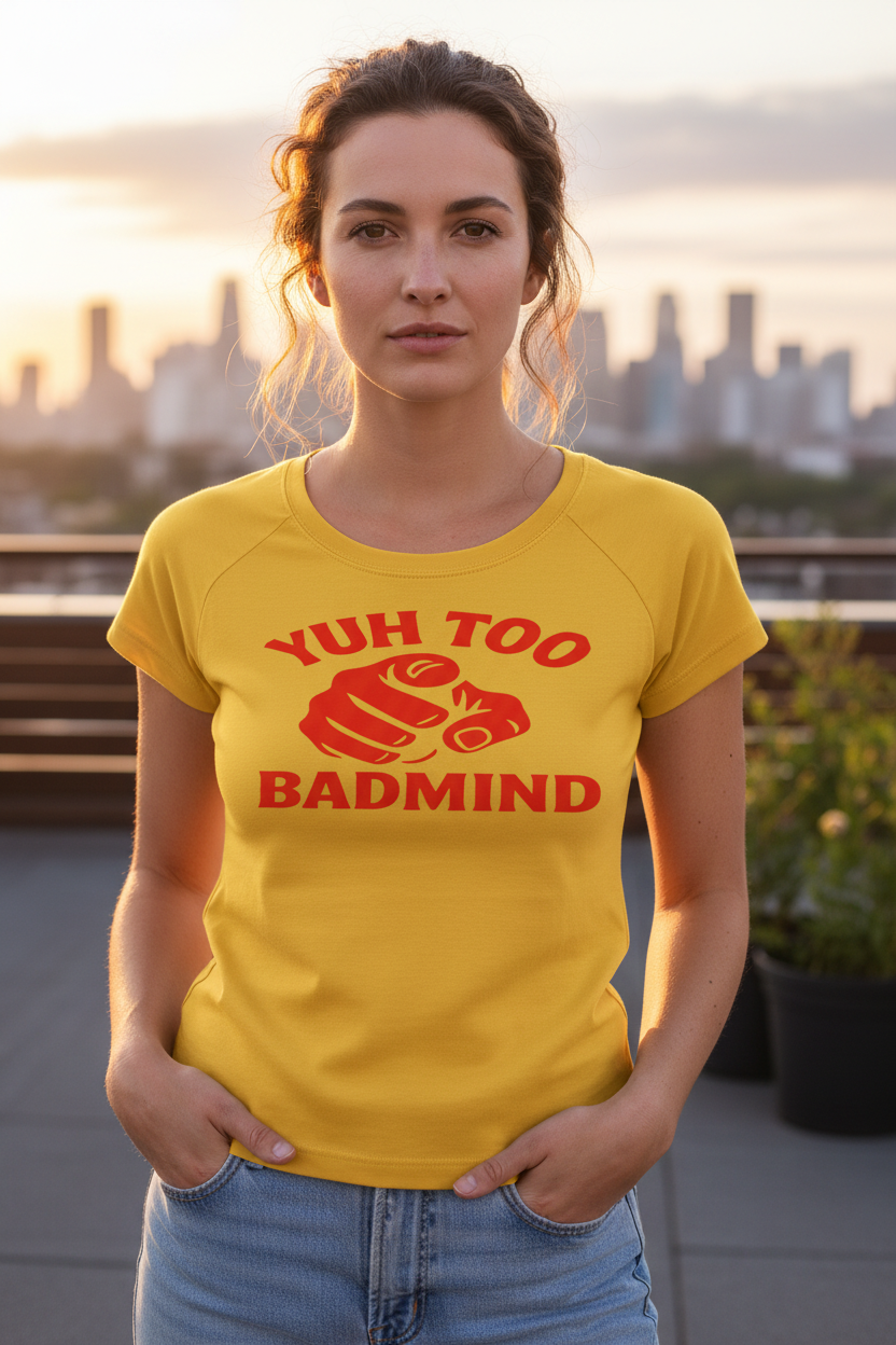 Model on rooftop