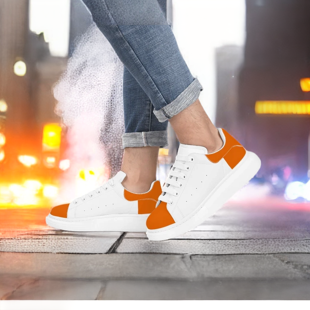 FZ Mens White Tongue Chunky Shoes - FZwear