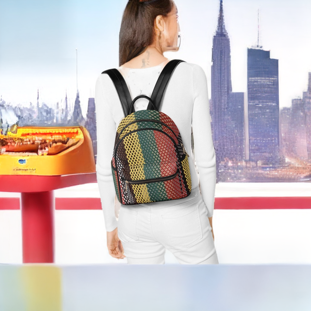 FZ Women's Casual PU Rasta Backpack - FZwear