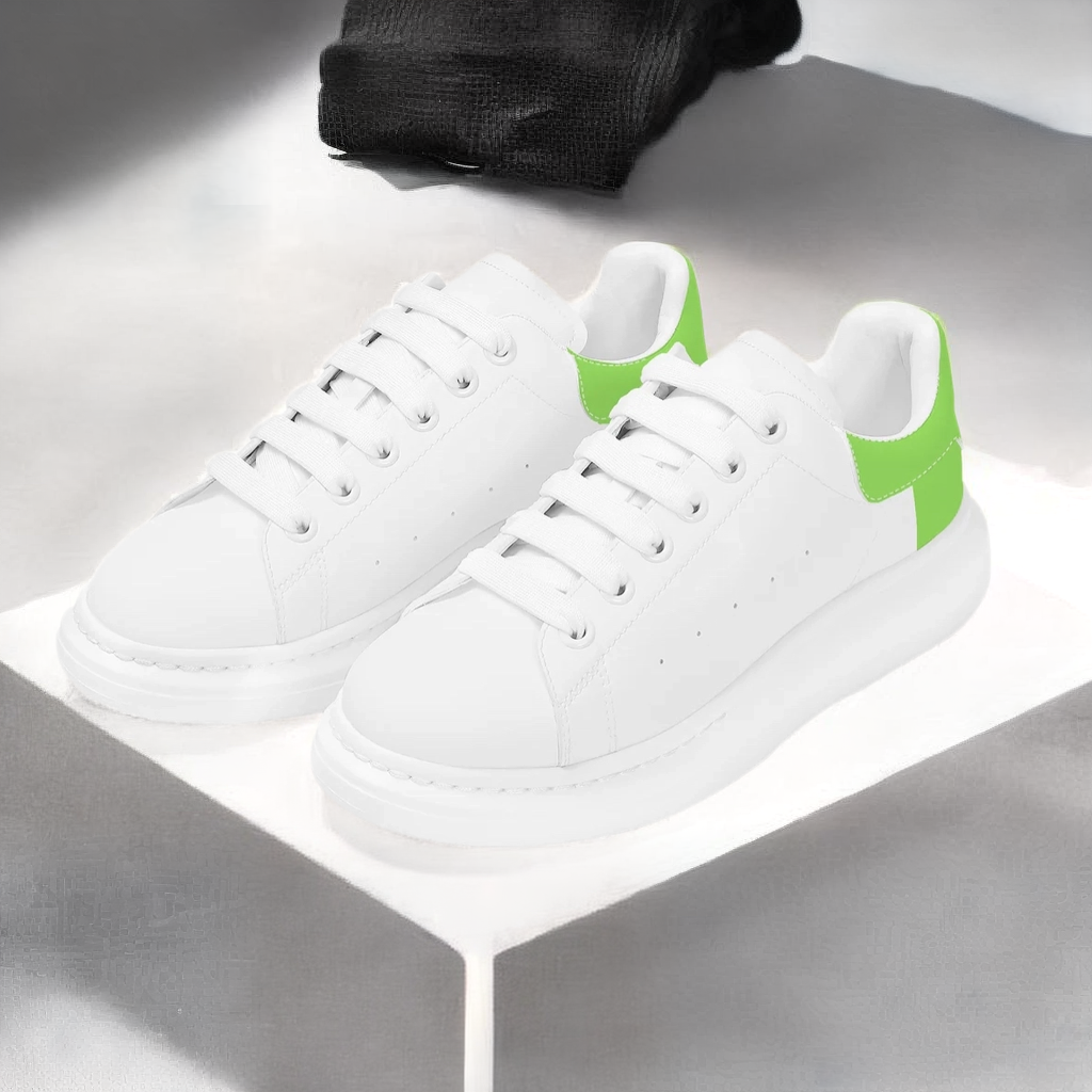 FZ Mens White Tongue Chunky Shoes - FZwear