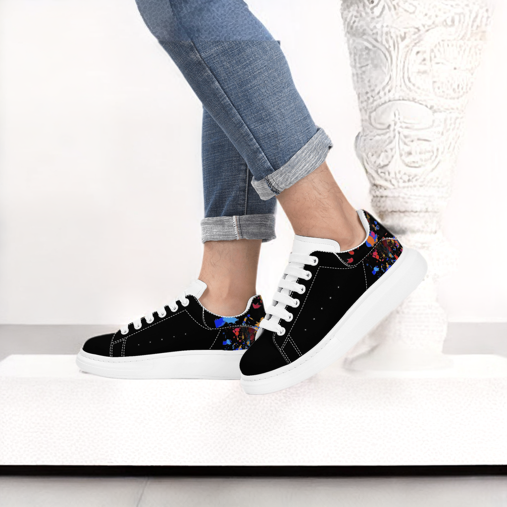 FZ Mens White Tongue Chunky Shoes - FZwear