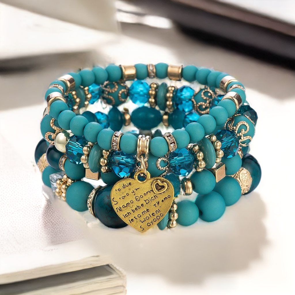 FZ Heart Pattern Multi-layer Bohemian Bracelet - FZwear