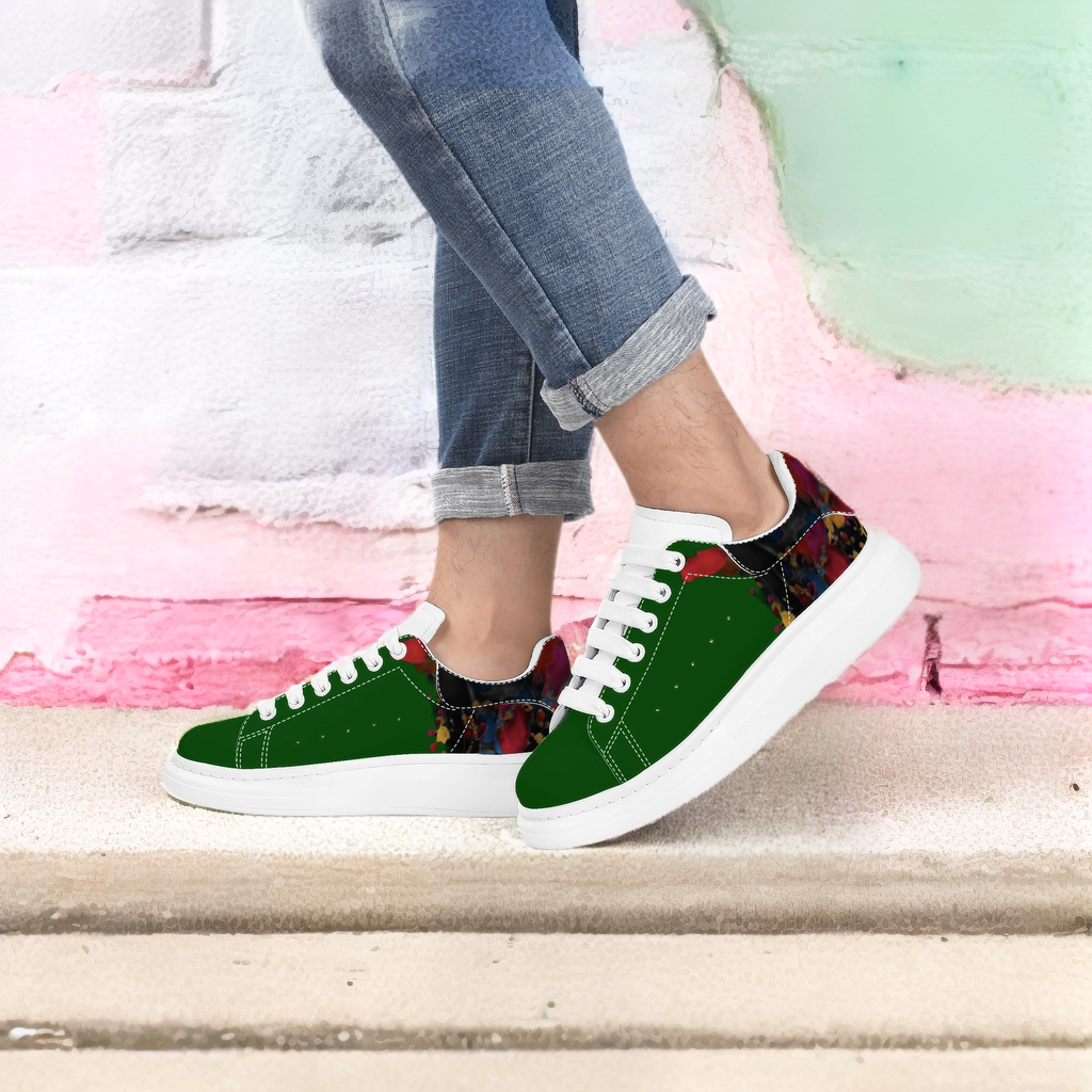 FZ Mens White Tongue Chunky Shoes - FZwear