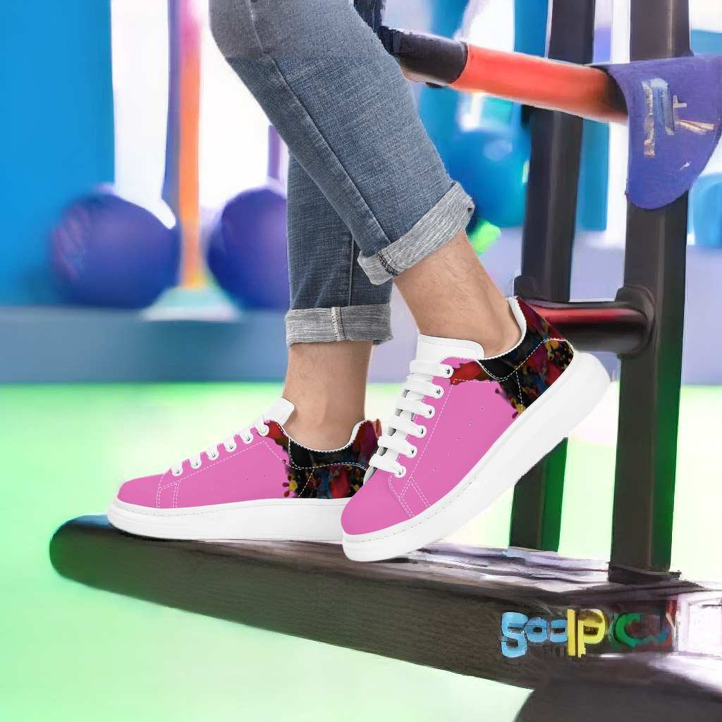 FZ Mens White Tongue Chunky Shoes - FZwear