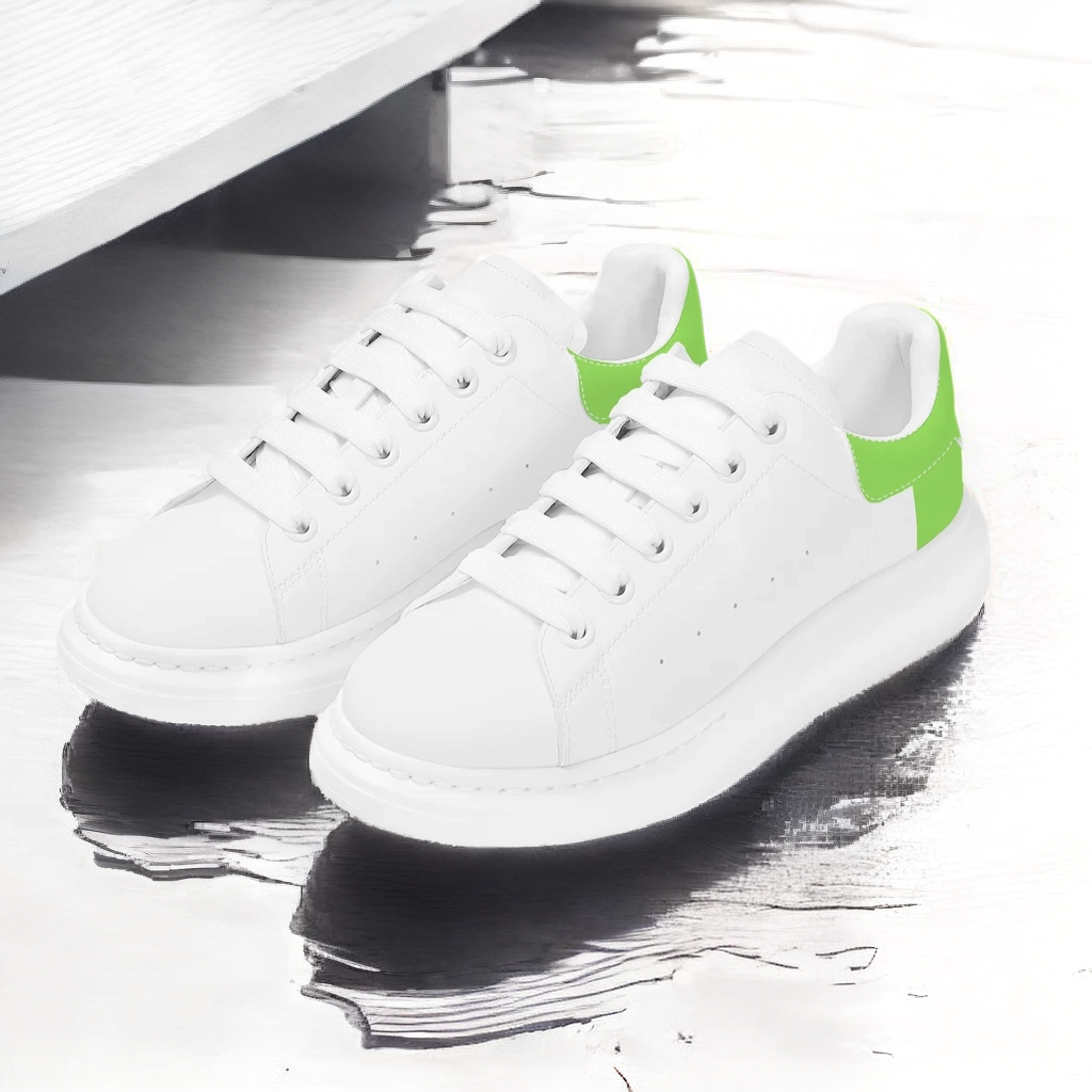 FZ Mens White Tongue Chunky Shoes - FZwear