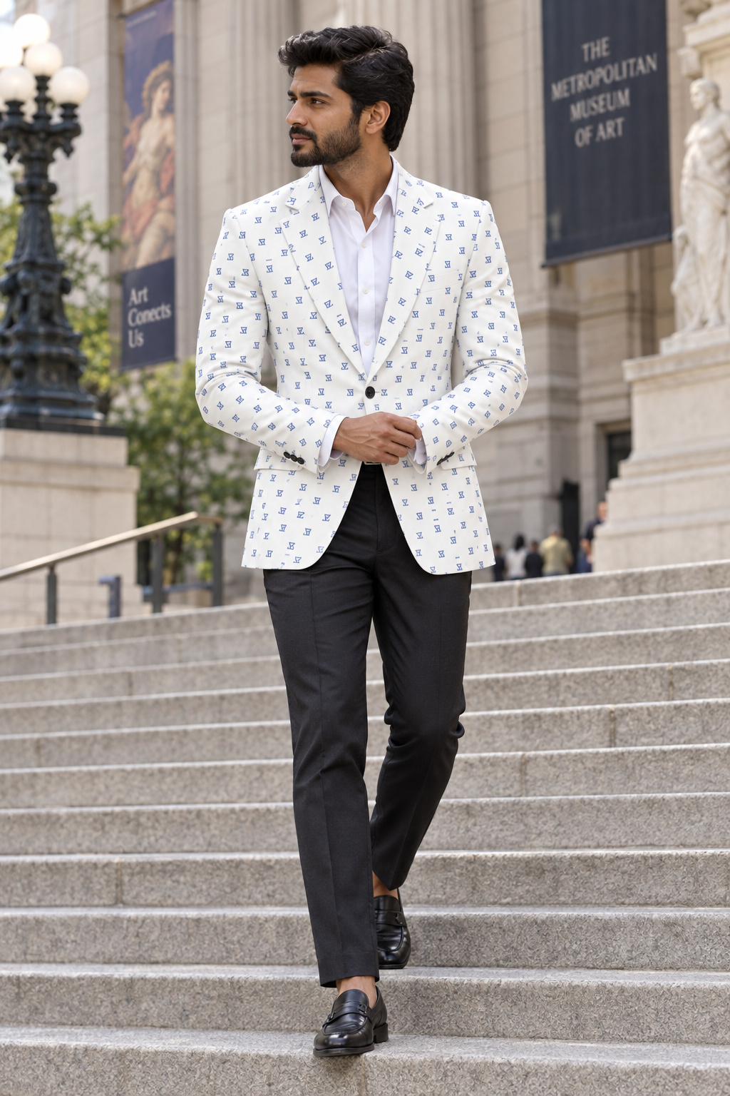 Museum staircase look