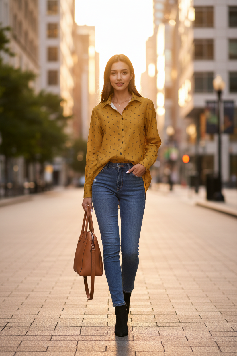 Mustard Shirt - Urban Street
