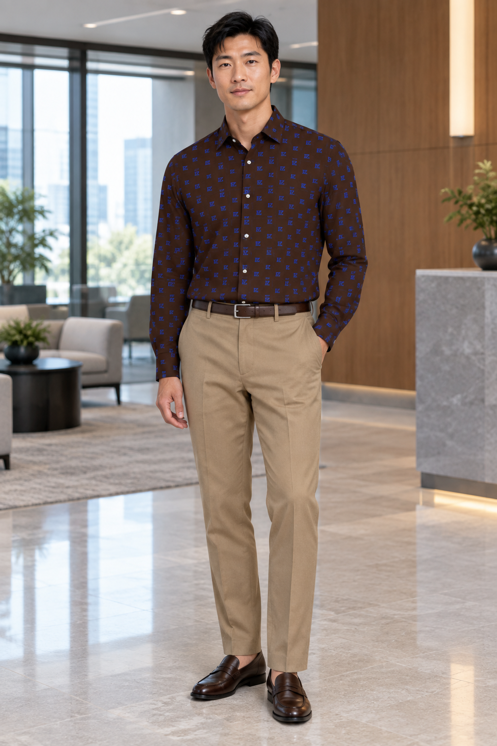 Office lobby look