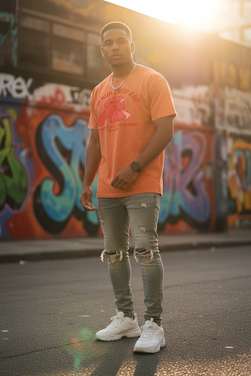 Orange Lifestyle Tee
