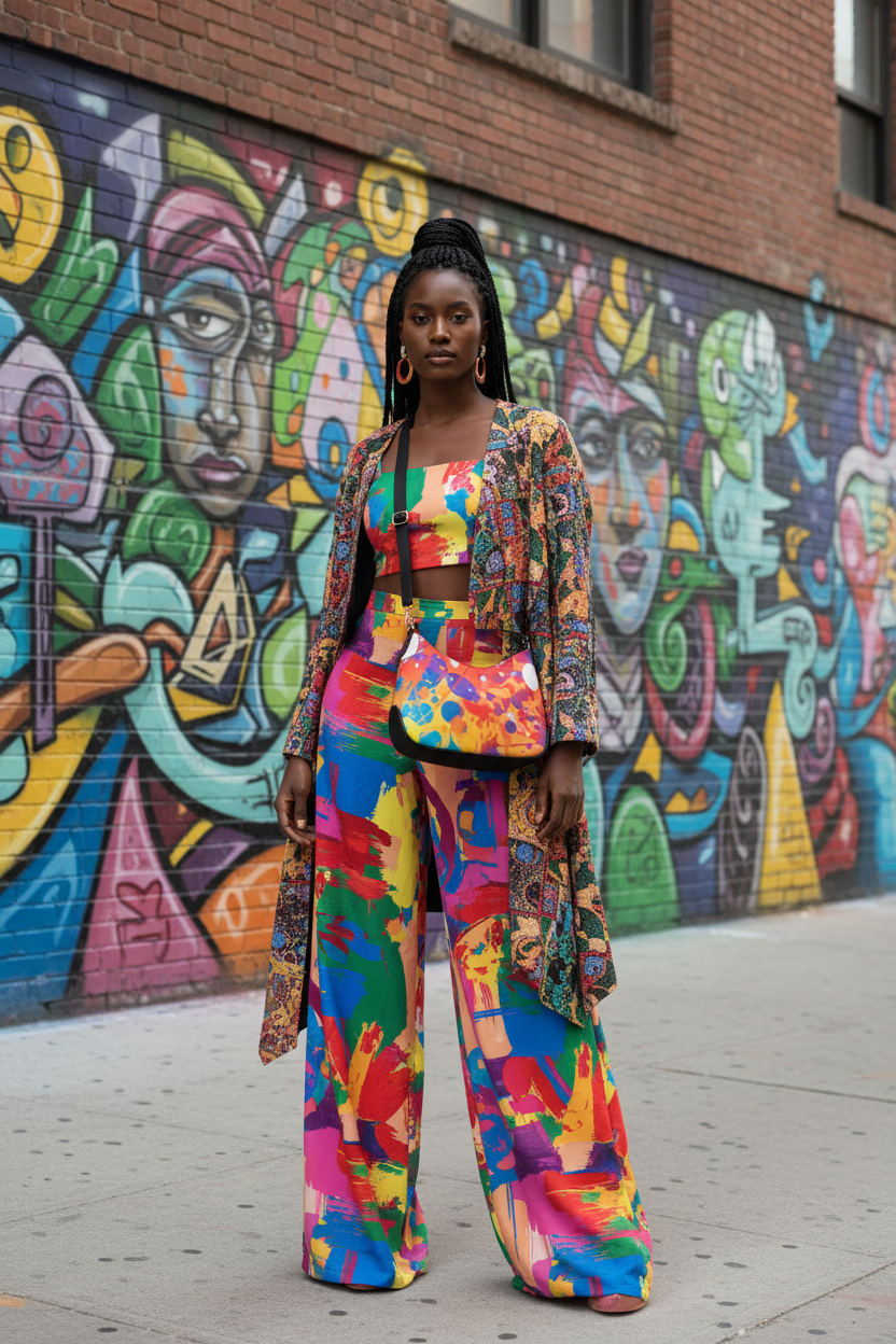 Paint Splatter Bag - Mural