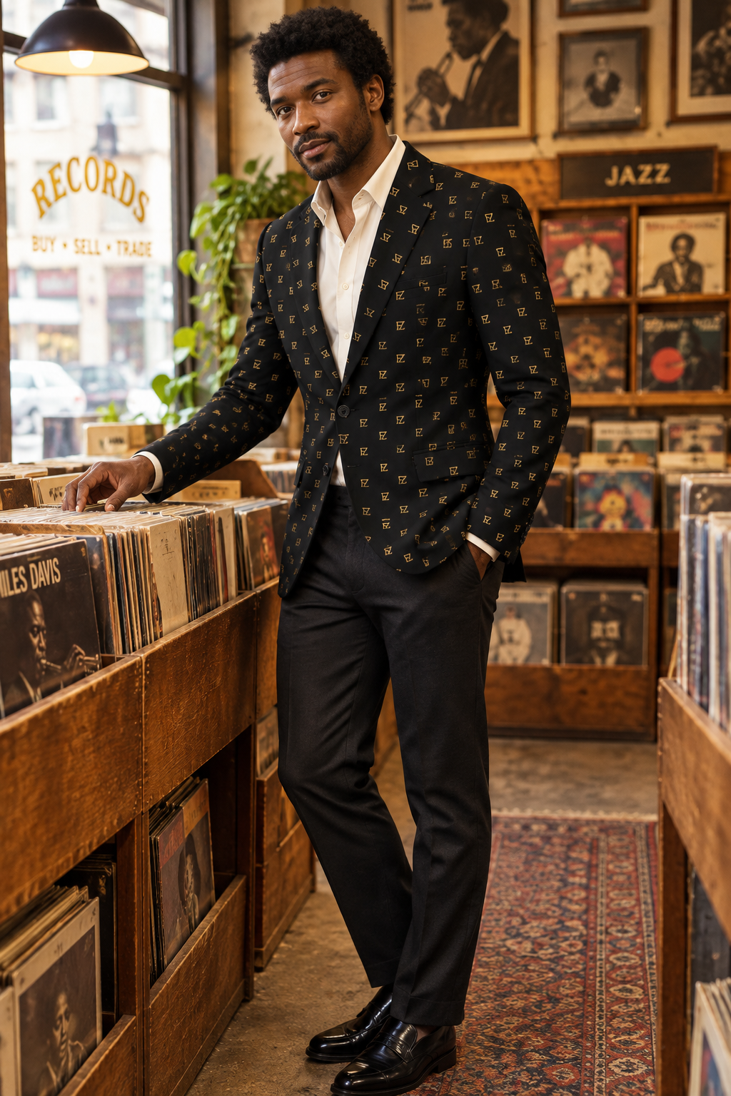 Record shop look