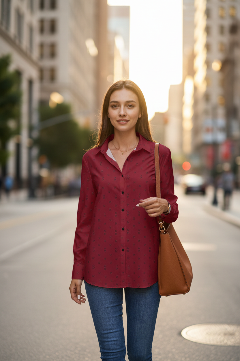 Red Shirt - Urban Street