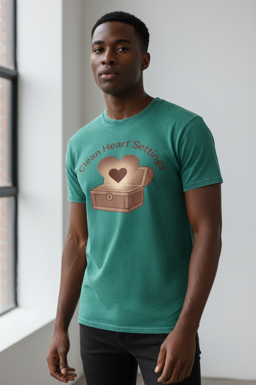 Teal - Black Male Model