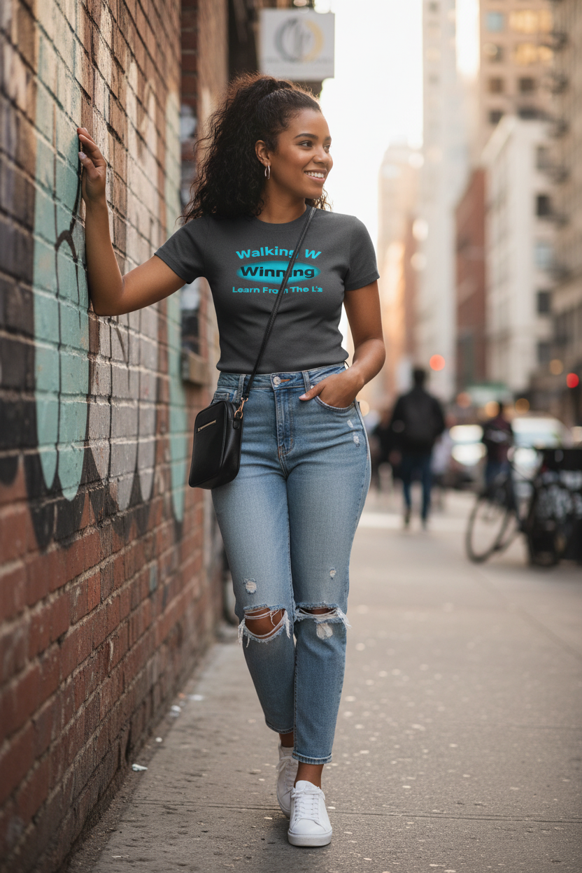 Walking W Winning - Charcoal Lifestyle