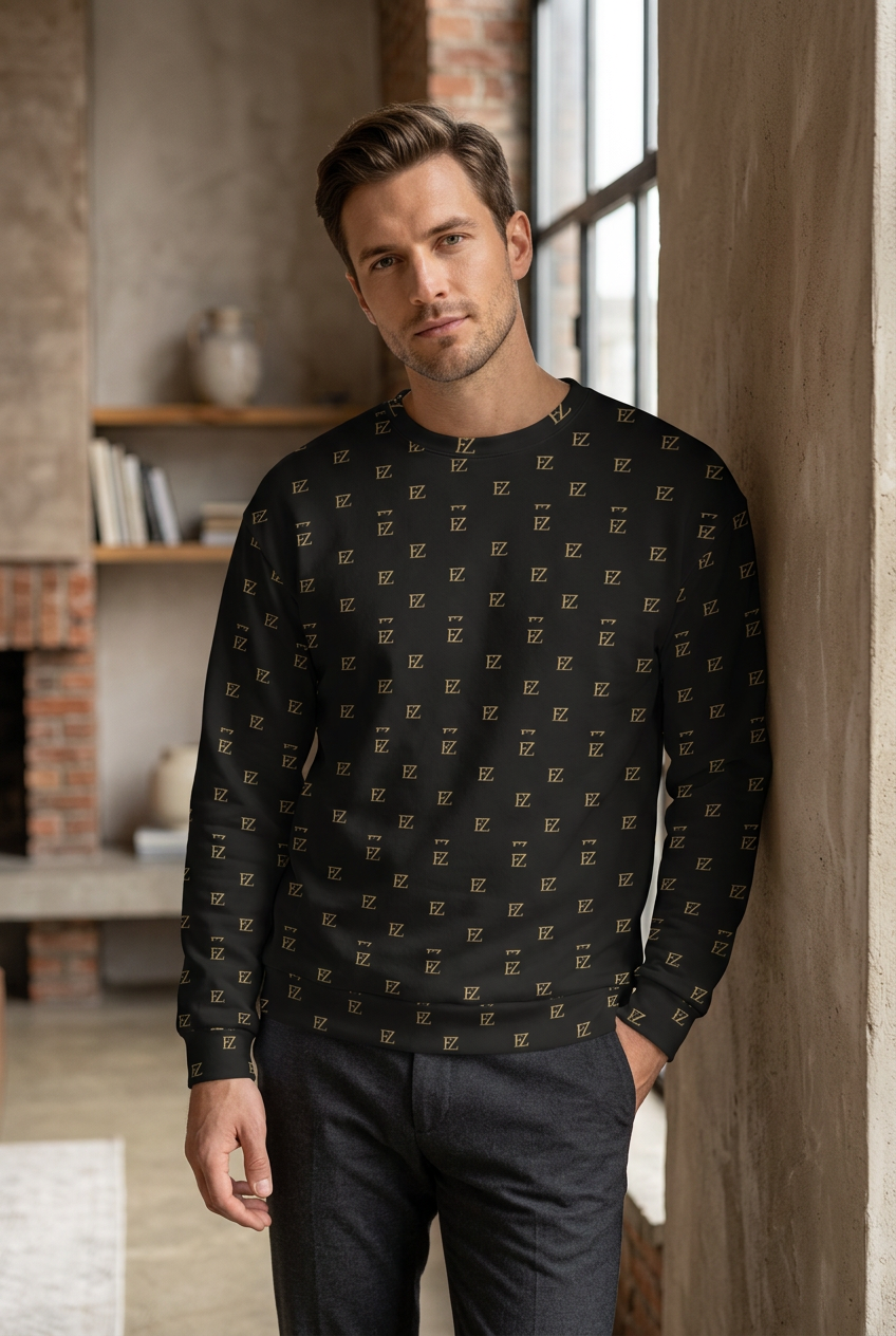 White male model leaning against a loft wall