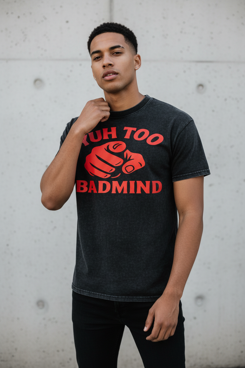 Yuh Too Badmind Black