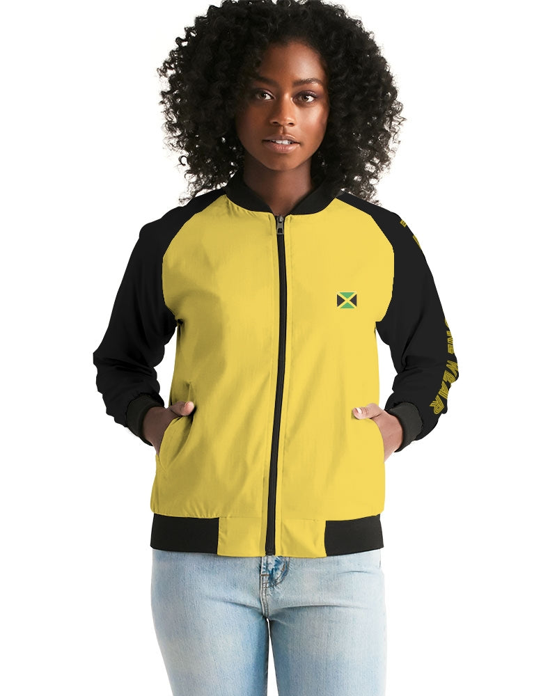 fzwear yaad too women's bomber jacket
