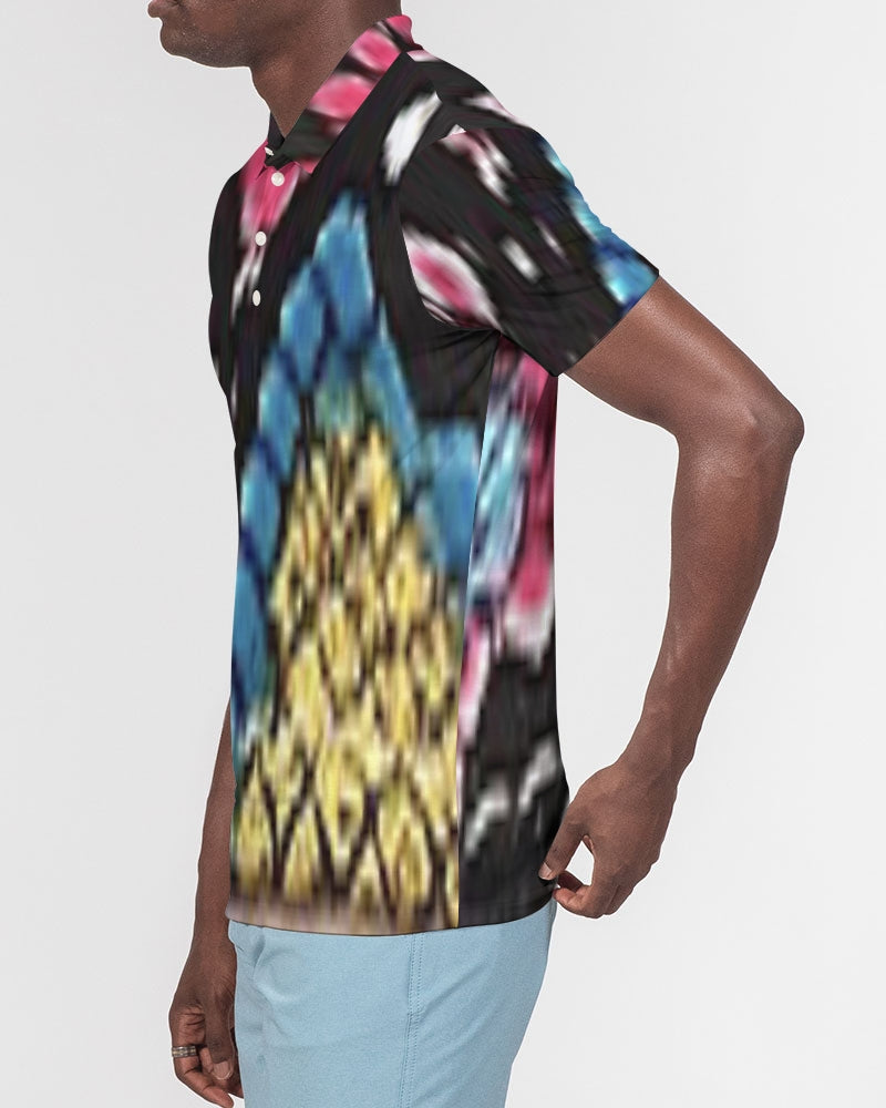 fzwear zone men's slim fit short sleeve polo