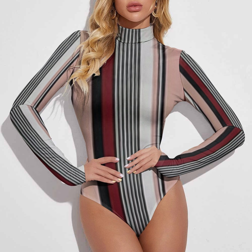 FZ Women's Turtleneck Long Sleeve Bodysuit - FZwear